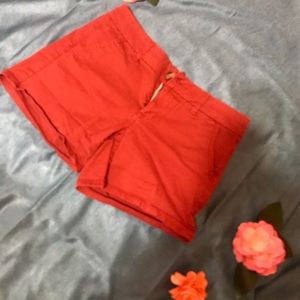 Red shorts